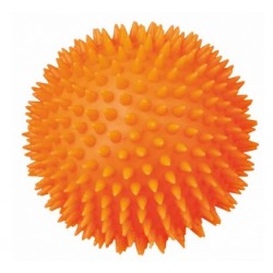 Balle pour chien, hérisson 7 cm, orange