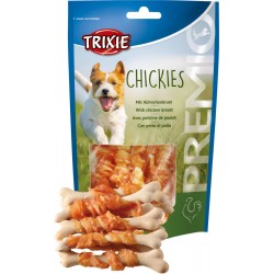 Friandises chien àn Lyon :  Chickies poitrine de poulet 100 grs