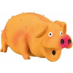 Cochon poilu, jouet  pour chien, latex 21 cm
