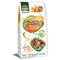 Friandises lapin Crunchy's mélange légumes 90 grs