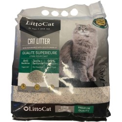 Litière minérale pour chat à Lyon au charbon actif, sac de  5 kg