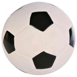 Ballon de foot en latex avec son pour chien 13 cm