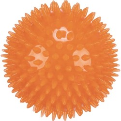 Balle pour chien flottable, hérisson 8 cm, orange