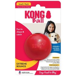 Jouet chien KONG Ball Classic rouge