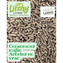 Litière végétale en VRAC Landes Bretonnes