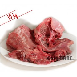 Barf Lyon : coffres et cous de lapin CARTON 10 KG